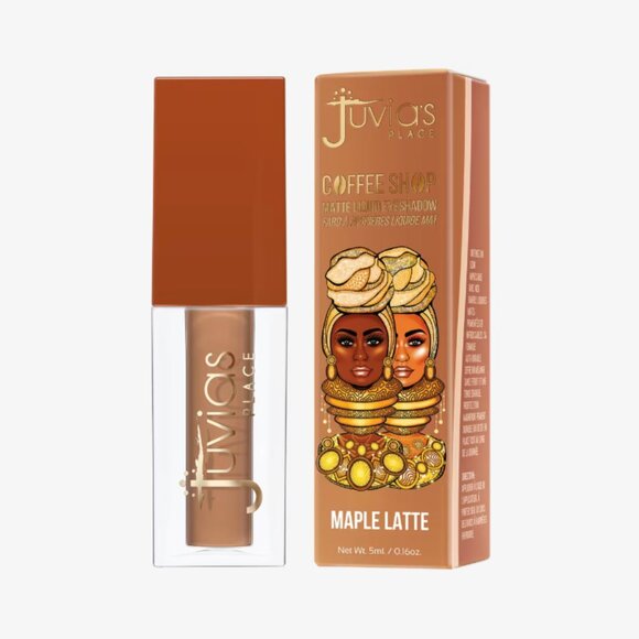 Juvia's Place Coffee Shop Liquid Eyeshadow Set | Maple Latte & Caramel Drizzle - Picture 4 of 7